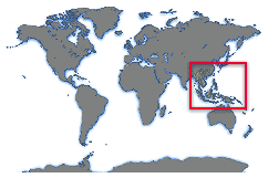 World Map - South East Asian Region
