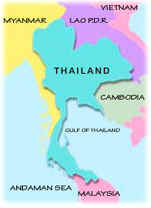Where is Thailand located?